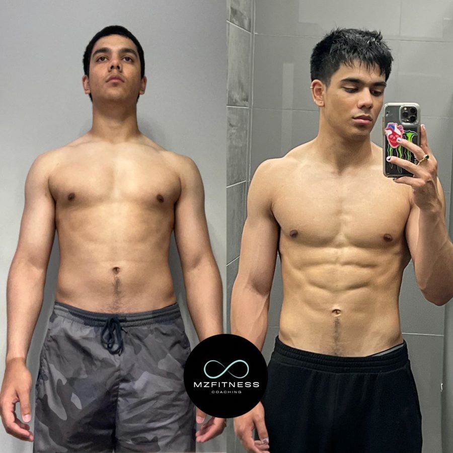 Ricky's before and after coaching result
